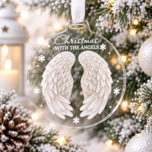 Load image into Gallery viewer, Christmas With The Angels Memorial Wings Tree Decoration
