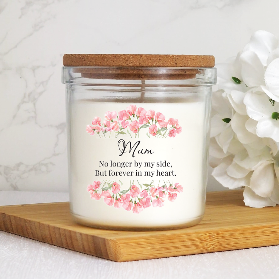 Memory Floral Tribute Candle