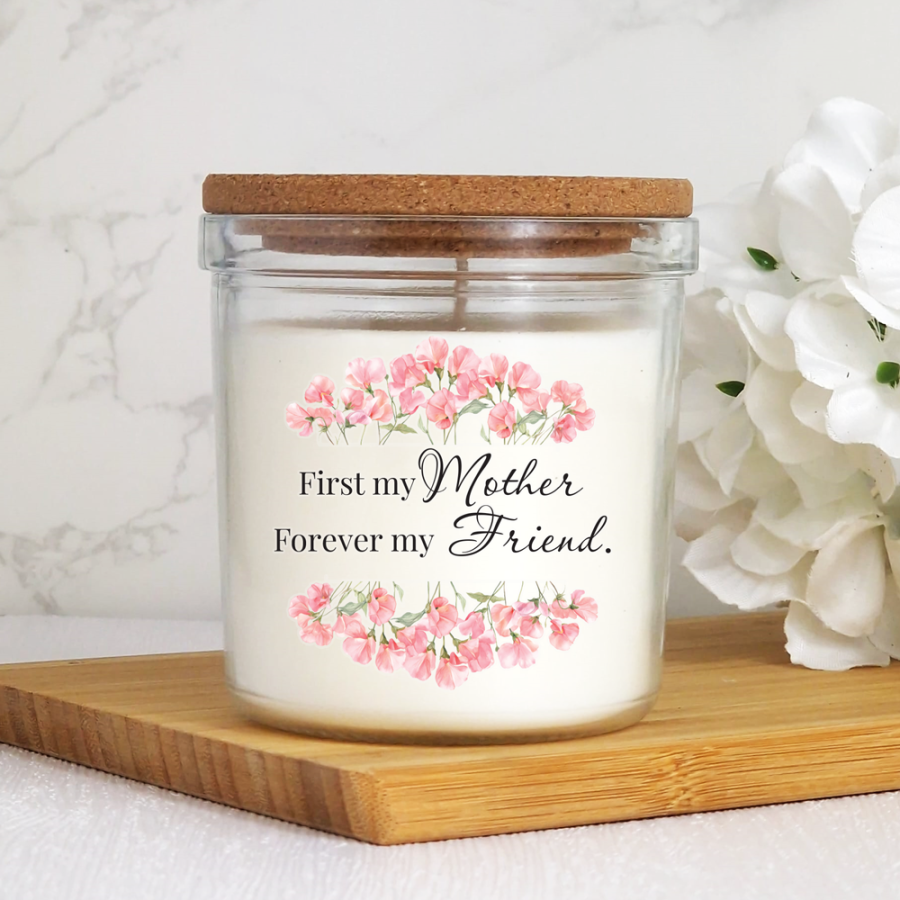 Mother & Friend Floral Candle