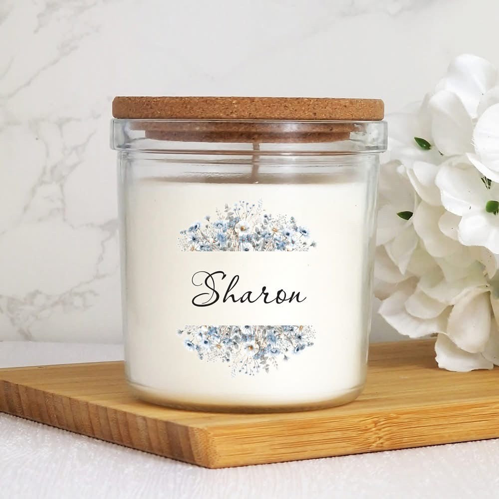 Tranquil Blue Mist Candle (Personalise)