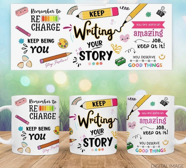 Keep Writing Your Story Mug