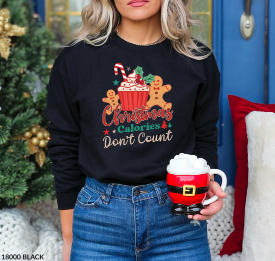 Christmas Calories Don’t Count Sweatshirt
