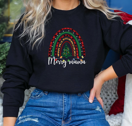 Merry Mama Christmas Sweatshirt