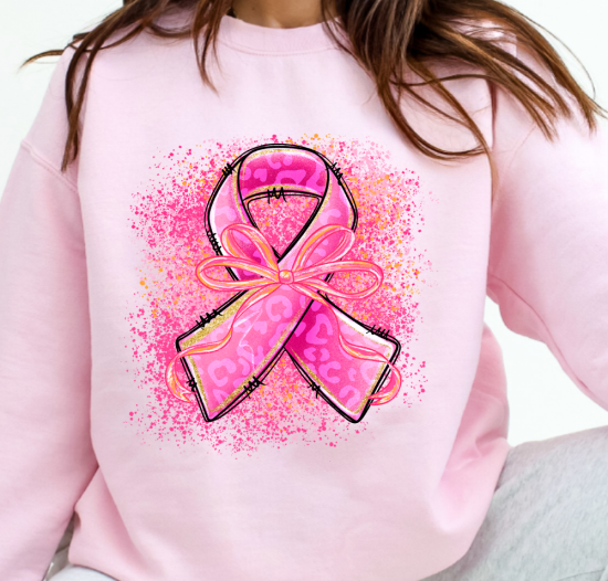 Breast Cancer Awareness - Pink Ribbon Splash