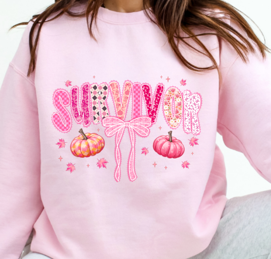 Breast Cancer Awareness - Survivor Pumpkin